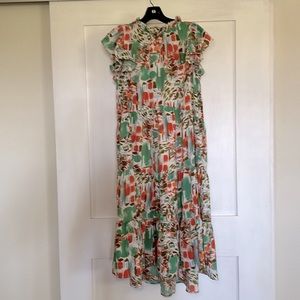 Pinch Brand: Tiered, Midi-Length Dress Size M
